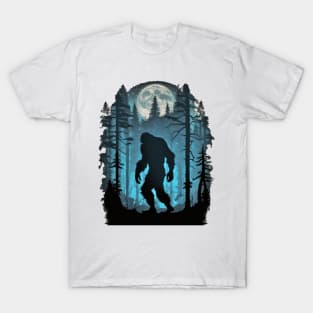 Bigfoot Sasquatch Sticker T-Shirt